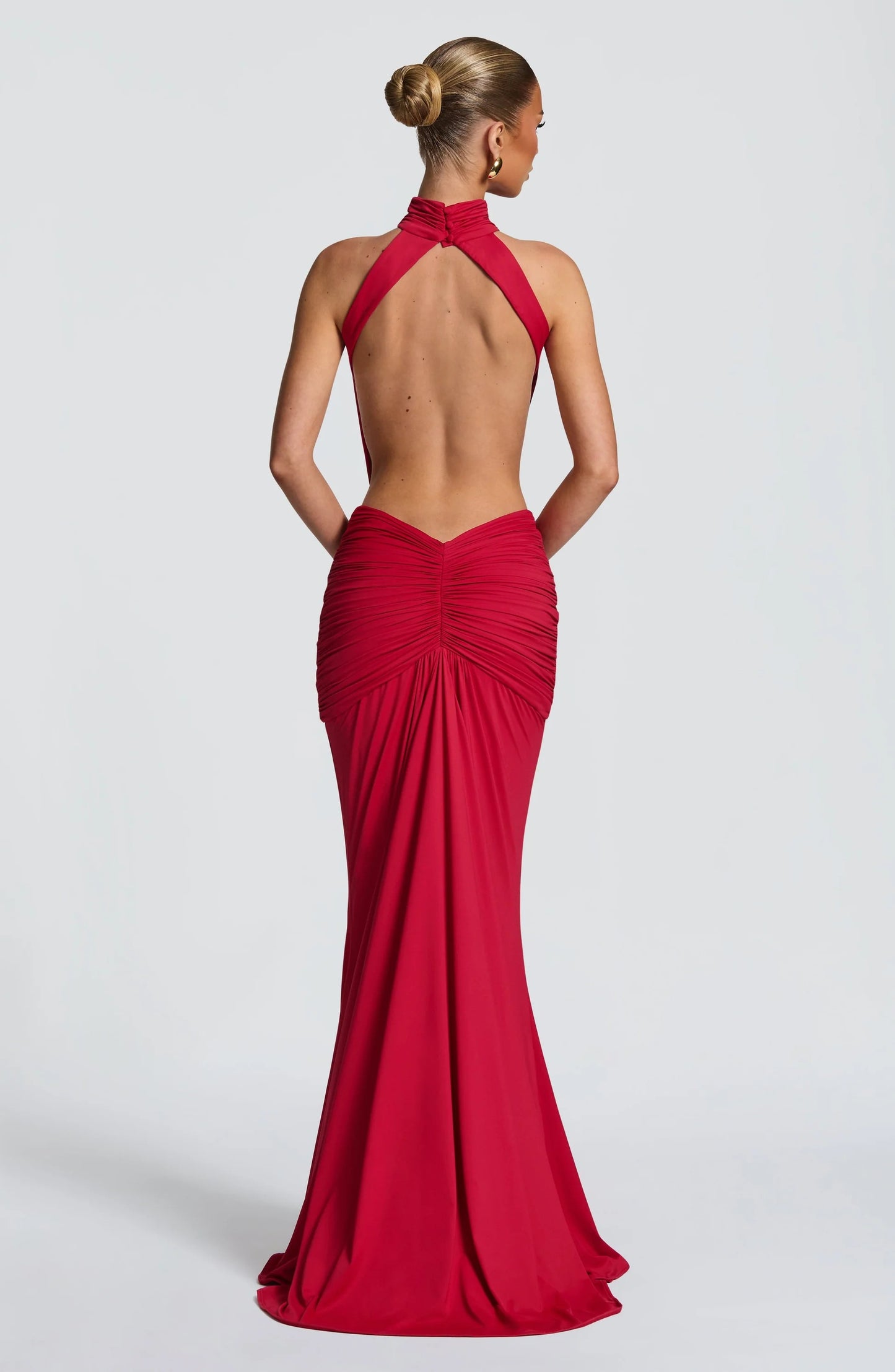 Vestido esencia rubí