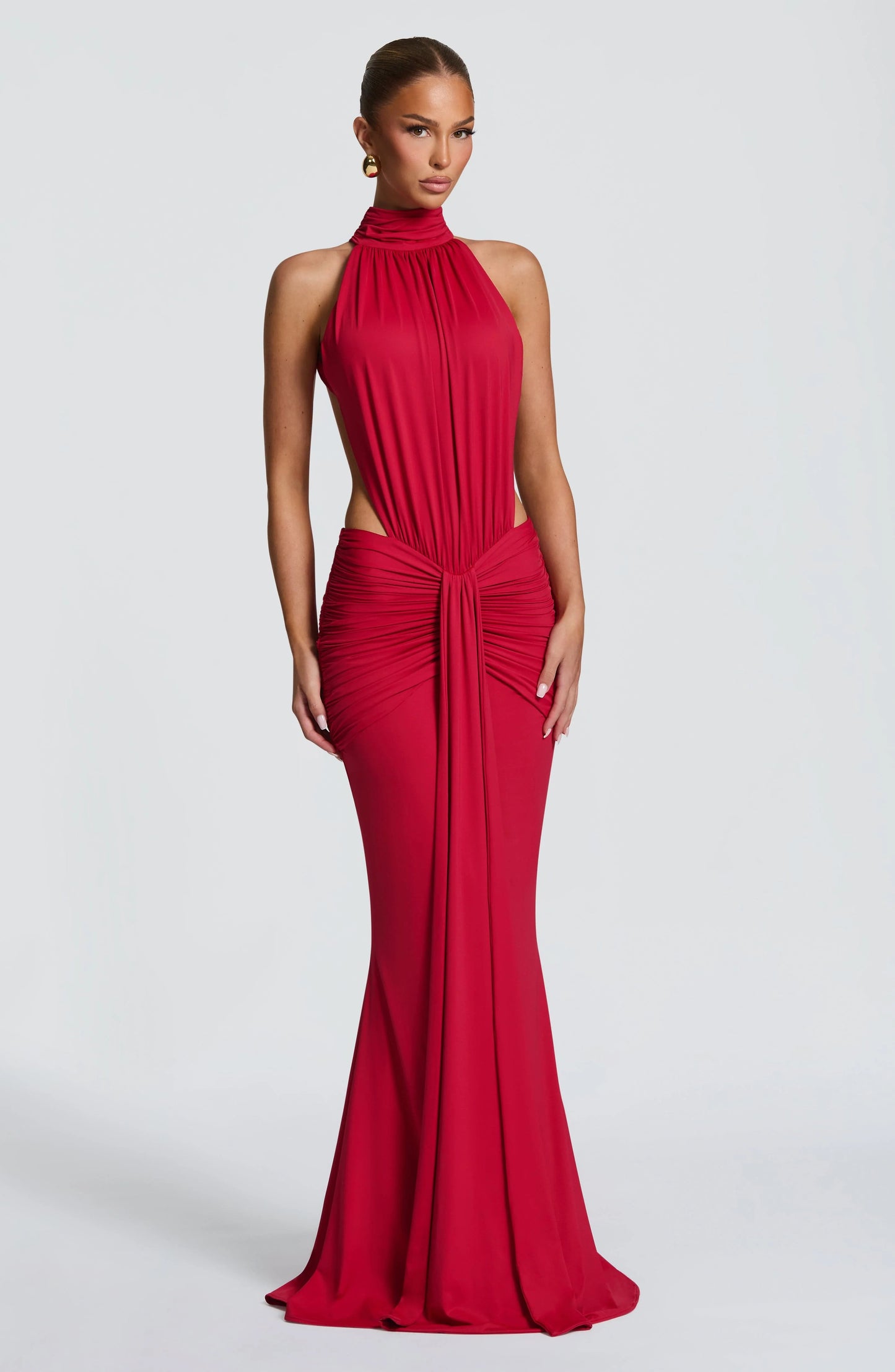 Vestido esencia rubí