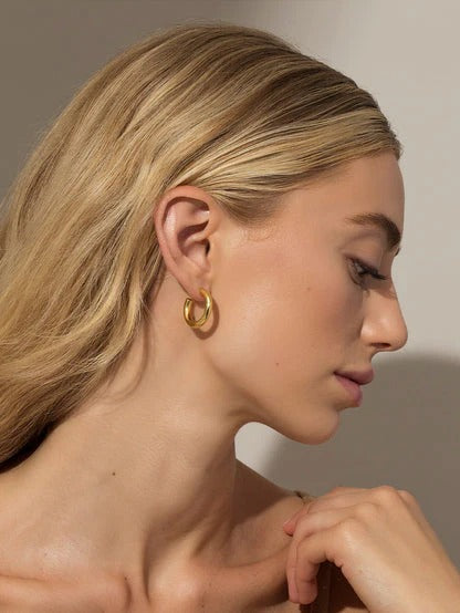 Pendientes Esfera Dorada Elegance